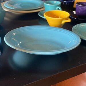 Blue Ceramic Dinnerware Set